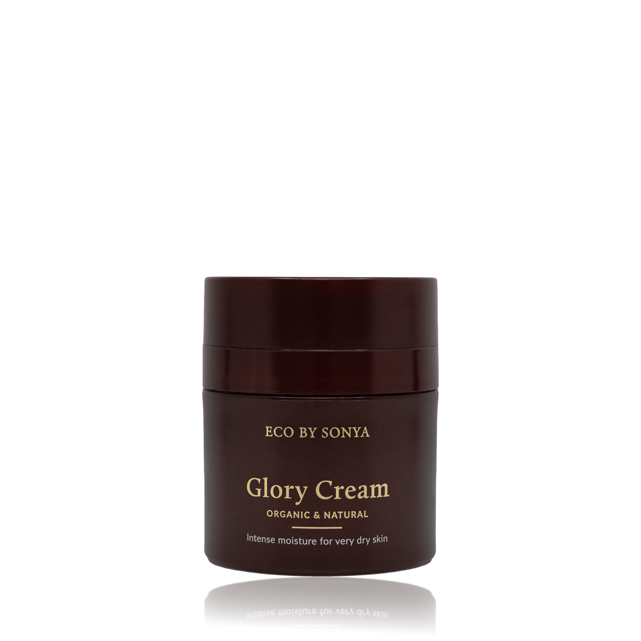 'Glory Cream' by ECO BY SONYA rich pro-age cream on a white background