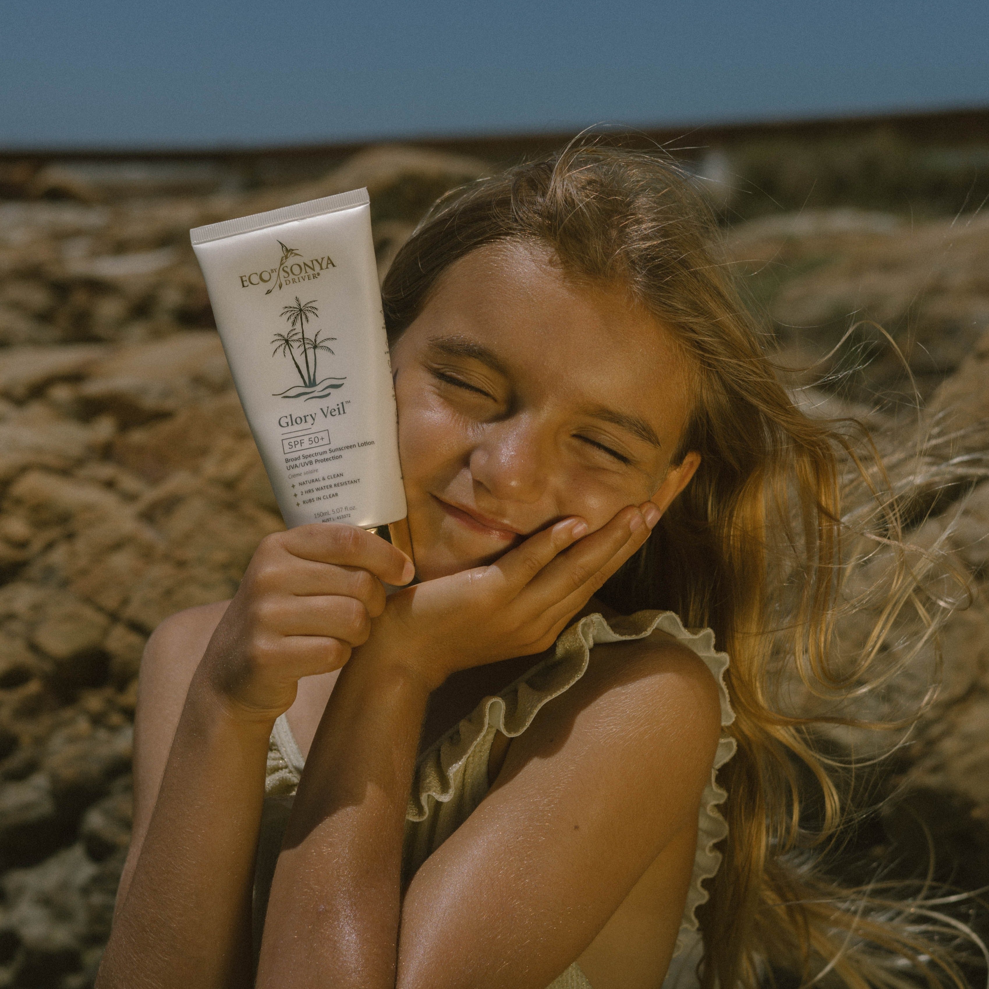 Eco By Sonya Glory Veil SPF 50+ body sunscreen child friendly