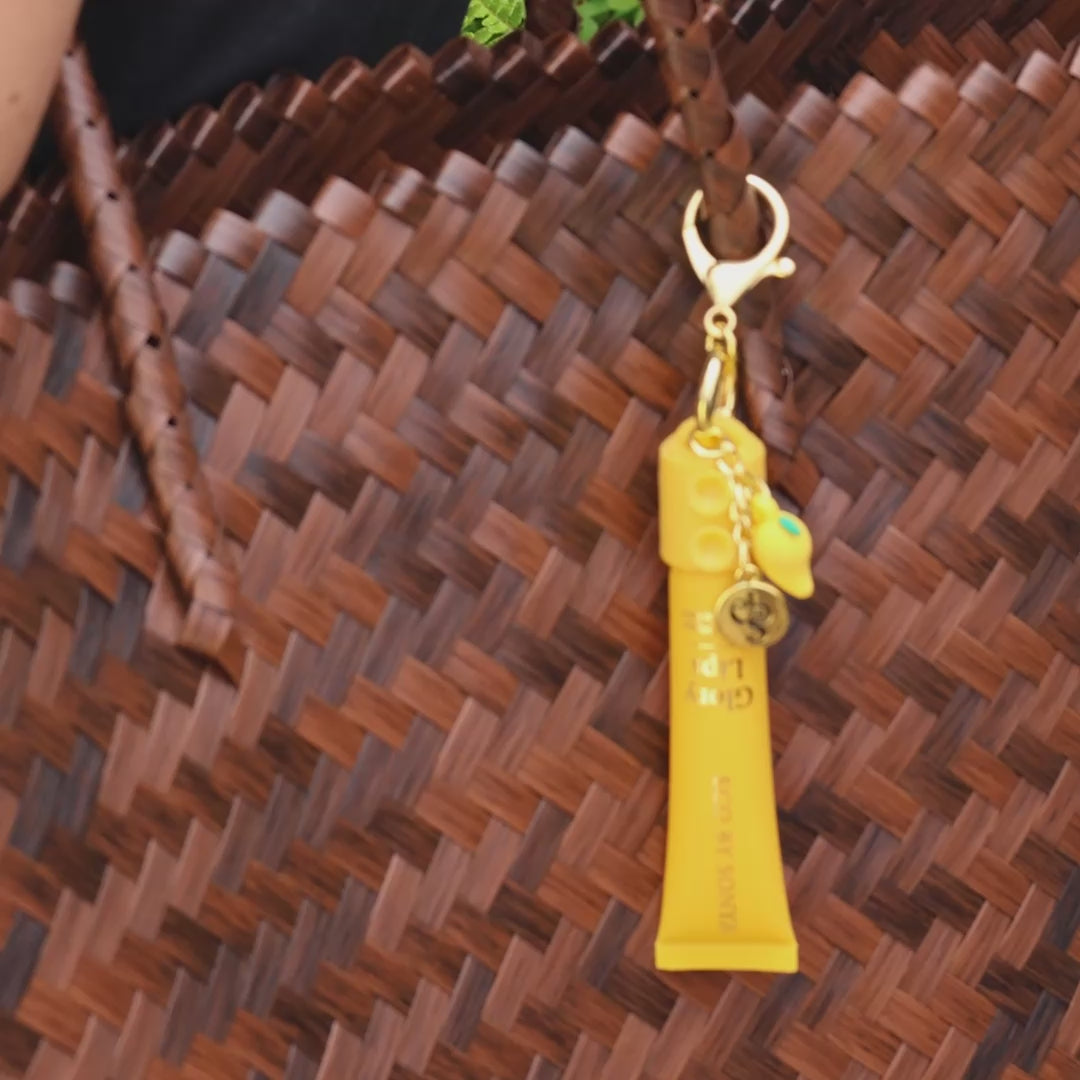 Woman applying Glory Lips from Eco By Sonya 